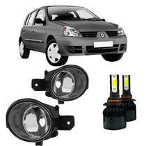 Par farol milha renault clio 2003 a 2012 e super led