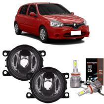 Par farol milha renault clio 2012 a 2016 e super led