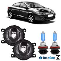 Par farol milha renault fluence 2011 a 2018 e super branca