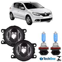 Par FAROL MILHA Renault Sandero 2007 a 2019 Super Branca