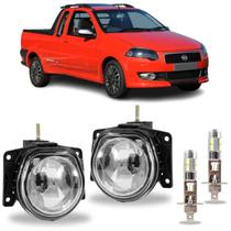 Par farol milha strada sporting 2018 2019 2020 com led vidro Par farol milha strada sporting 2018 2019 2020 com led vidro