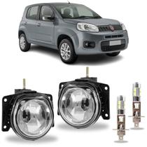 Par farol milha uno attractive 2011 ate 2021 com led vidro Par farol milha uno attractive 2011 ate 2021 com led vidro