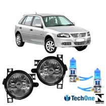 Par farol milha volkswagen gol g4 2006 a 2014 e super branca