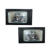 Par Farol Moldura Drl Led Compativel Scania 112 113 Ld Le