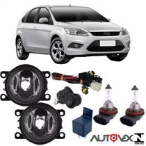 Par FAROL NEBLINA FORD FOCUS 2009 a 2013 Lâmpadas Halógenas