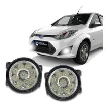 Par Farol Neblina Milha Led Integrado Fiesta Rocam 2011 a 2014