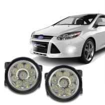 Par Farol Neblina Milha Led Integrado Ford Focus 2013 até 2015