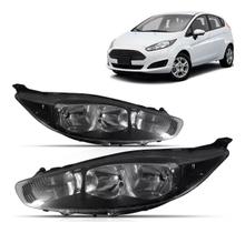 Par farol new fiesta hatch 2014 15 2017 á 2019 mascara negra