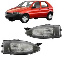 Par Farol Palio Siena Weekend Strada G1 96 A 00 Mascara Negra Vidro Par Farol Palio Siena Weekend Strada G1 96 A 00 Mascara Negra Vidro