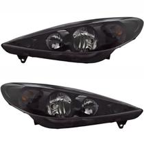Par Farol Peugeot 207 2009 10 11 2012 13 Mascara Negra