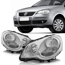 Par Farol Polo 2007 2008 2009 2010 2011 2012 2013 2014 Foco Duplo Cromado Elétrico Par Farol Polo 2007 2008 2009 2010 2011 2012 2013 2014 Foco Duplo Cromado Elétrico