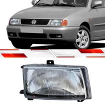 Par Farol Polo Classic 1996 Ate 2000 Foco Simples Com Soquete, Usa Lampada H4 Par Farol Polo Classic 1996 Ate 2000 Foco Simples Com Soquete, Usa Lampada H4