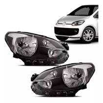 Par Farol Preto Filete Preto VW UP 2014 2015 2016 Par Farol Preto Filete Preto VW UP 2014 2015 2016