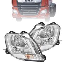 Par Farol Principal Daf Euro 6 Caminhão XF105 CF85 2020 2021 2022 2023 2024 2025 Direito e Esquerdo