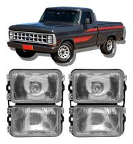 Par Farol Principal Duplo para Ford F1000 / F4000 - 1985 até 1993 - LD /LE