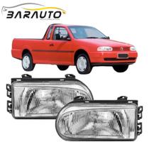 Par farol principal saveiro g2 1995 até 2000 masc cromado vd Par farol principal saveiro g2 1995 até 2000 masc cromado vd