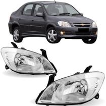 Par farol prisma 2007 08 09 10 11 12 mascara cromada Par farol prisma 2007 08 09 10 11 12 mascara cromada