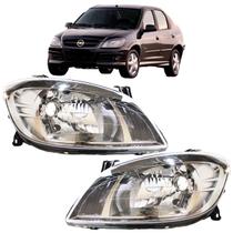 PAR Farol Prisma Celta 2007 08 09 10 11 12 13 a 16 Cromado PAR Farol Prisma Celta 2007 08 09 10 11 12 13 a 16 Cromado