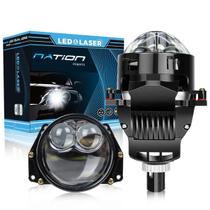 Par Farol Projetor Biled Dual Laser 200W 3 Polegadas Eyes 3R