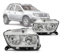 Par Farol Renault Duster / 10 A 15 - Lado Esquerdo (Motorista) Lado Direito (Passageiro)