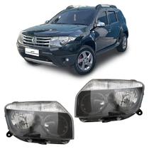 Par Farol Renault Duster 2011 2012 2013 2014 Mascara Negra
