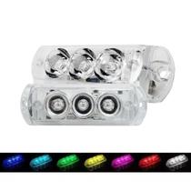 Par Farol RGB MP Led Com Alto Desempenho 1,5 Watts De Potencia Strobo Zendel ZD-F-R-MP