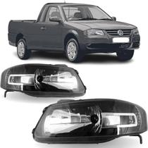 Par farol saveiro g4 06 07 08 09 10 11 12 mascara negra Par farol saveiro g4 06 07 08 09 10 11 12 mascara negra