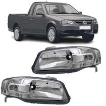 Par farol saveiro g4 06 07 08 09 10 2011 12 mascara cromada Par farol saveiro g4 06 07 08 09 10 2011 12 mascara cromada