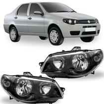 Par farol siena g3 2004 05 06 07 2015 máscara negra Par farol siena g3 2004 05 06 07 2015 máscara negra