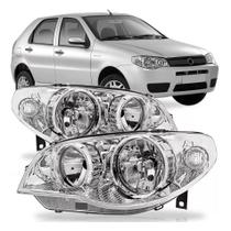 Par Farol Todo Cromado Palio Sapao 2004 2005 2006 07 A 2013 Par Farol Todo Cromado Palio Sapao 2004 2005 2006 07 A 2013