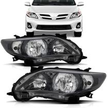 Par Farol Toyota Corolla Xrs 2012 2013 2014 Máscara Negra Par Farol Toyota Corolla Xrs 2012 2013 2014 Máscara Negra