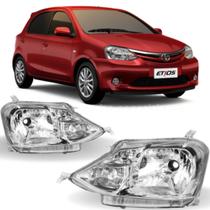 Par farol toyota etios 2013 2014 2015 16 17 18 2019 cromado