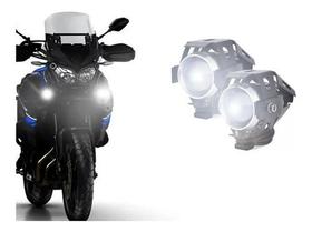 Par Farol U5 Led Auxiliar Neblina Milha Moto Aluminio Par Farol U5 Led Auxiliar Neblina Milha Moto Aluminio