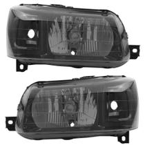 Par Farol Uno Mille Fiorino 2005 a 2012 Máscara Negra H4 Original Arteb