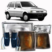 Par Farol Vidro Uno + Piscas Fumê + SoqueteS 91 99 00à 2002 Par Farol Vidro Uno + Piscas Fumê + SoqueteS 91 99 00à 2002