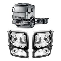 Par Farol Volvo VM Máscara Negra 2006 a 2013 Carcaça Preta