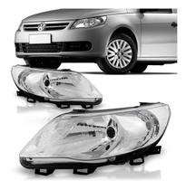 Par farol voyage 2008 a 2013 g5 mascara cromada foco simples