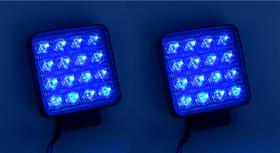 Par Farolete Milha Led Universal Azul 12-24v Bivolt Par Farolete Milha Led Universal Azul 12-24v Bivolt