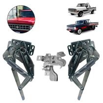 Par Fecho e Dobradiça do Capo Dir e Esq F1000 F4000 89 a 92 Par Fecho e Dobradiça do Capo Dir e Esq F1000 F4000 89 a 92