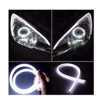 Par Fita Barra Led Neon 12v Para Farol 70cm Branca Par Fita Barra Led Neon 12v Para Farol 70cm Branca