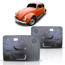 Par Forro de Porta Fusca 1978 1979 1980 1981 1982 1983 1984 1985 1986 1987 a 1994 Dianteiro Preto