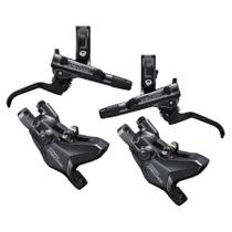 Par Freio Disco Hidraulico Shimano Deore M6100 Novo S/ Rotor Par Freio Disco Hidraulico Shimano Deore M6100 Novo S/ Rotor
