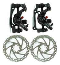 Par Freio Disco Mecânico Disco Pinça Rotor Absolute Bike