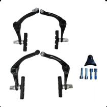 Par Freio Pra Bike Bmx U-brake Alumínio Dianteiro E Traseiro