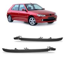 Par Friso Moldura Farol para Peugeot 306 1993 a 1997 Primer Par Friso Moldura Farol para Peugeot 306 1993 a 1997 Primer