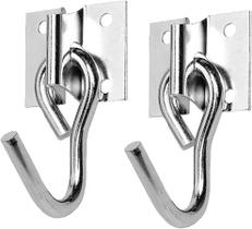 Par Gancho De Rede Aço Reforçado Parafusar Zincado