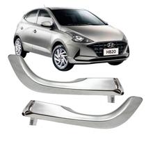 Par gatilho interna da maçaneta hb20 2020 2021 2022 cromado