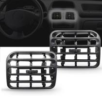 Par grade difusor saída ar painel central clio 2000 a 2015