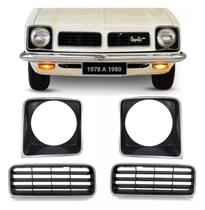 Par Grade E Aro Farol Chevette 78 A 80 Farol Redondo Ld/le