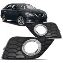 Par Grade Milha Aro Cromado Sentra 2017 2018 2019 2020 Par Grade Milha Aro Cromado Sentra 2017 2018 2019 2020